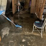 Water extraction from flooded basement
